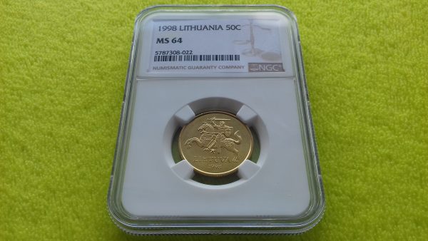 1998 50 centų MS 64