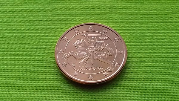 2022 5 euro centai - Image 3