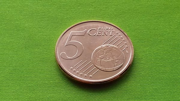 2022 5 euro centai - Image 4