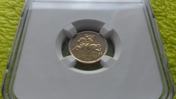 1991 1 litas MS 66 - Image 3