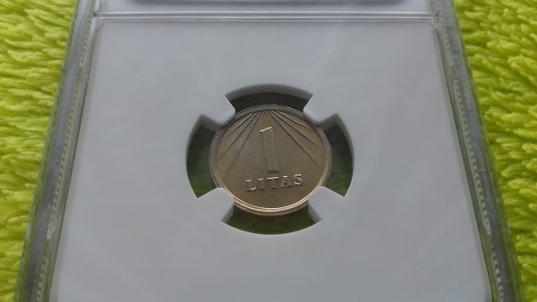 1991 1 litas MS 66 - Image 5