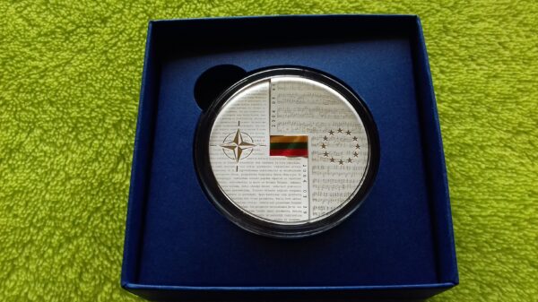 2024 20 € moneta, "20 metų ES ir NATO" - Image 6