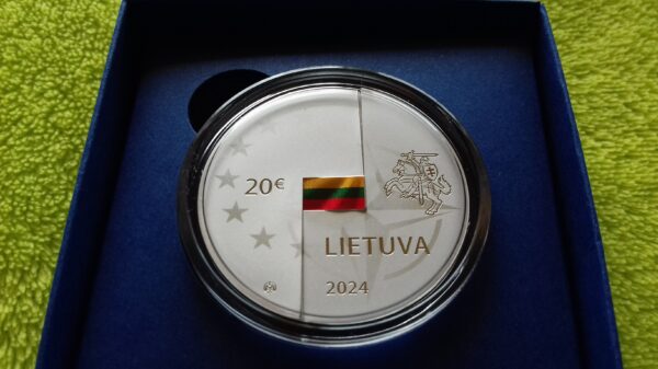 2024 20 € moneta, "20 metų ES ir NATO" - Image 7