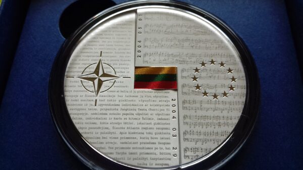 2024 20 € moneta, "20 metų ES ir NATO" - Image 2