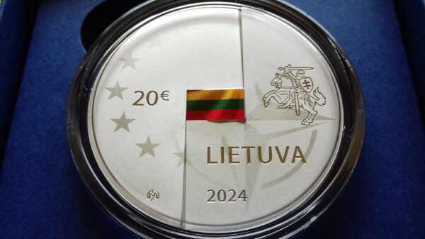 2024 20 € moneta, "20 metų ES ir NATO" - Image 9