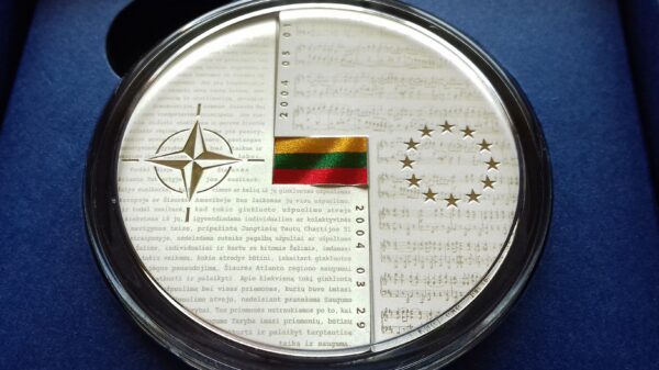 2024 20 € moneta, "20 metų ES ir NATO" - Image 8