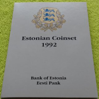 1992 Estijos Respublikos monetų rinkinys