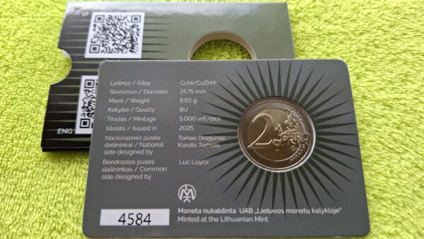 2025 2 € "Gynybai" kortelėje - Image 2