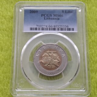 2009 5 litai MS 66