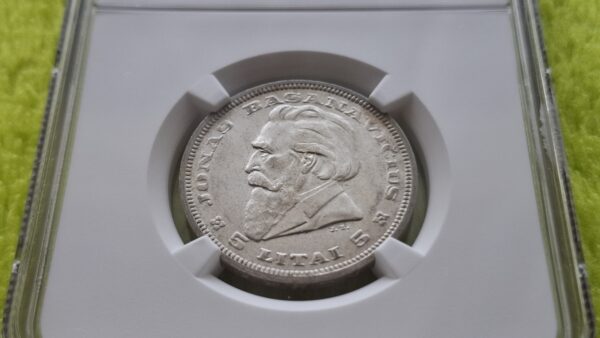 1936 5 litai MS 62 - Image 3
