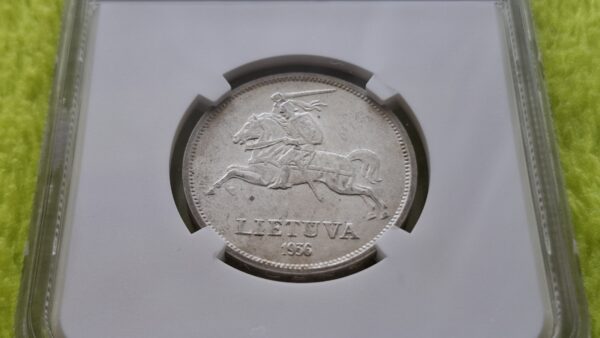 1936 5 litai MS 62 - Image 5