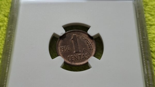 1936 1 centas MS 63 BN - Image 6