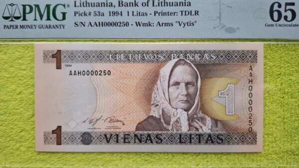 Sertifikuotų banknotų komplektas - Image 3