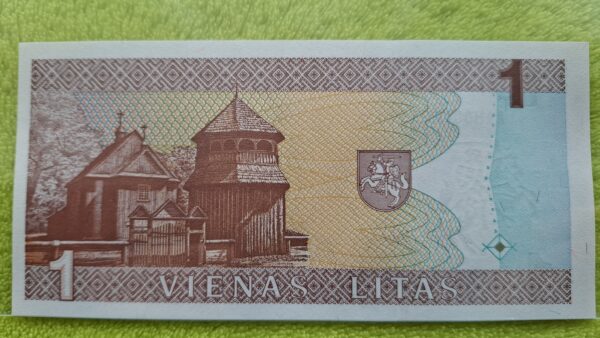 1994 1 litas UNC - Image 2