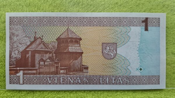 1994 1 litas UNC - Image 2