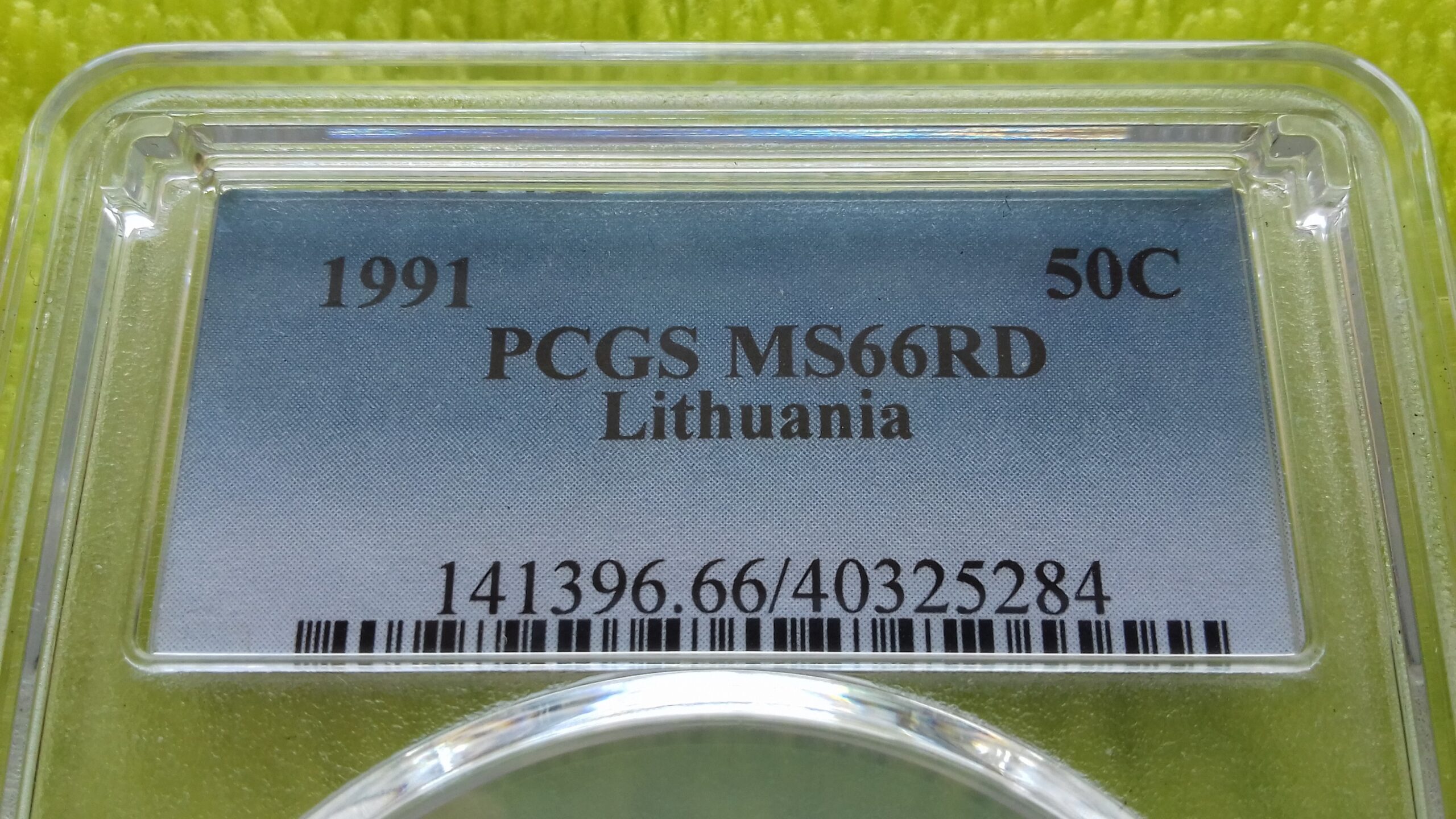 1991 50 centų MS 66 RD - Image 2