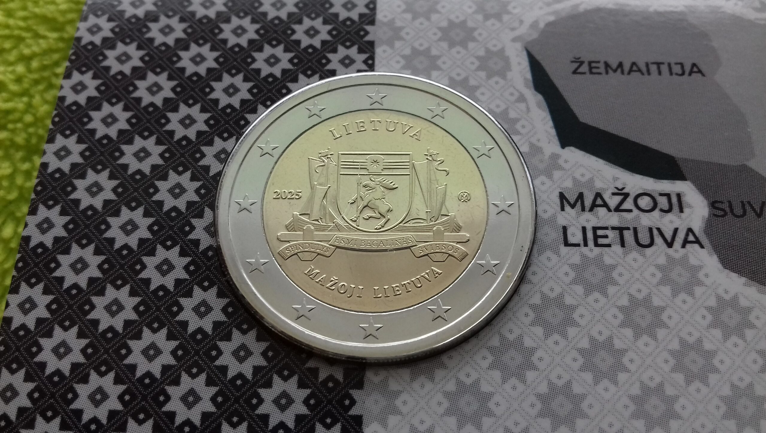2025 2 € moneta "Mažoji Lietuva" kortelėje - Image 2
