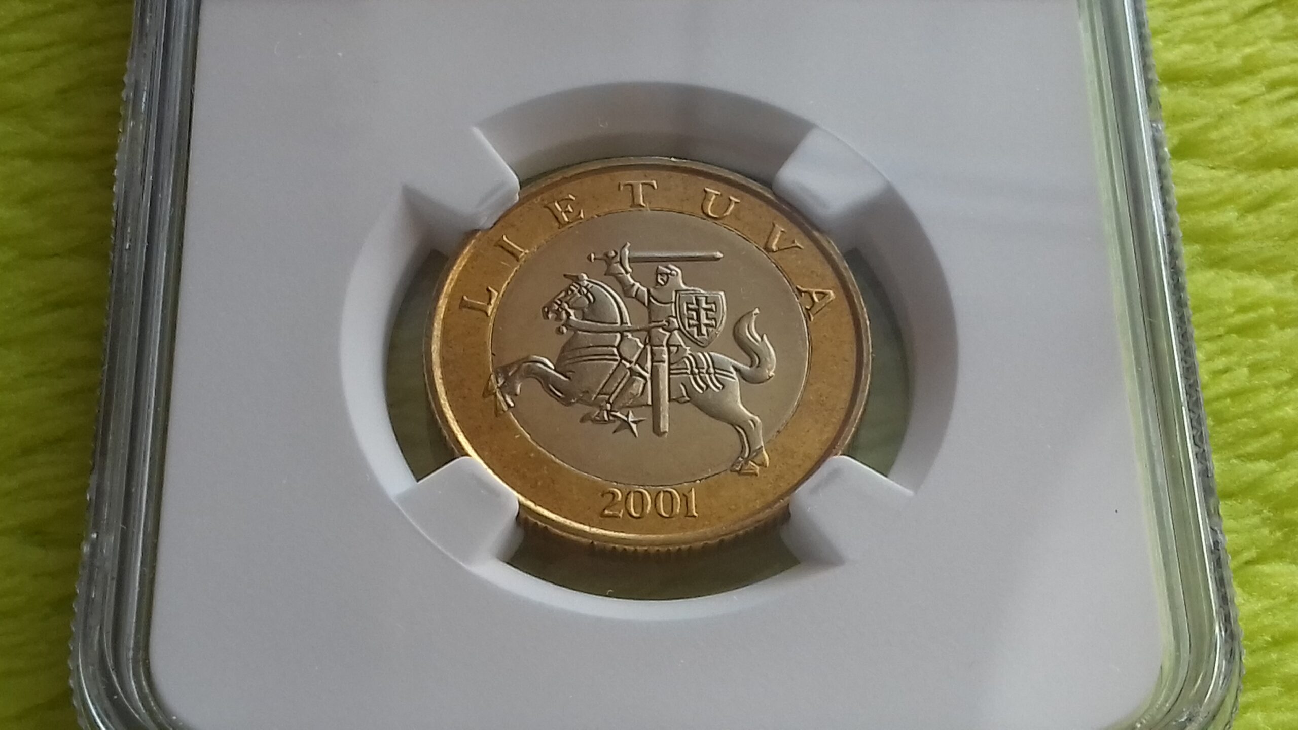 2001 2 litai MS 64 - Image 3