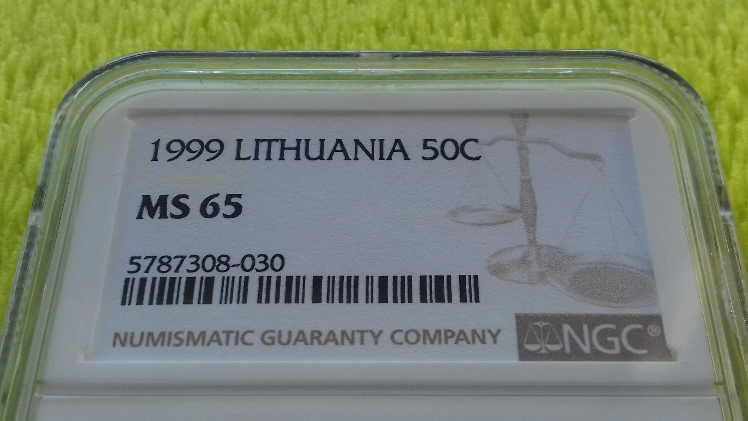 1999 50 centų MS 65 - Image 2