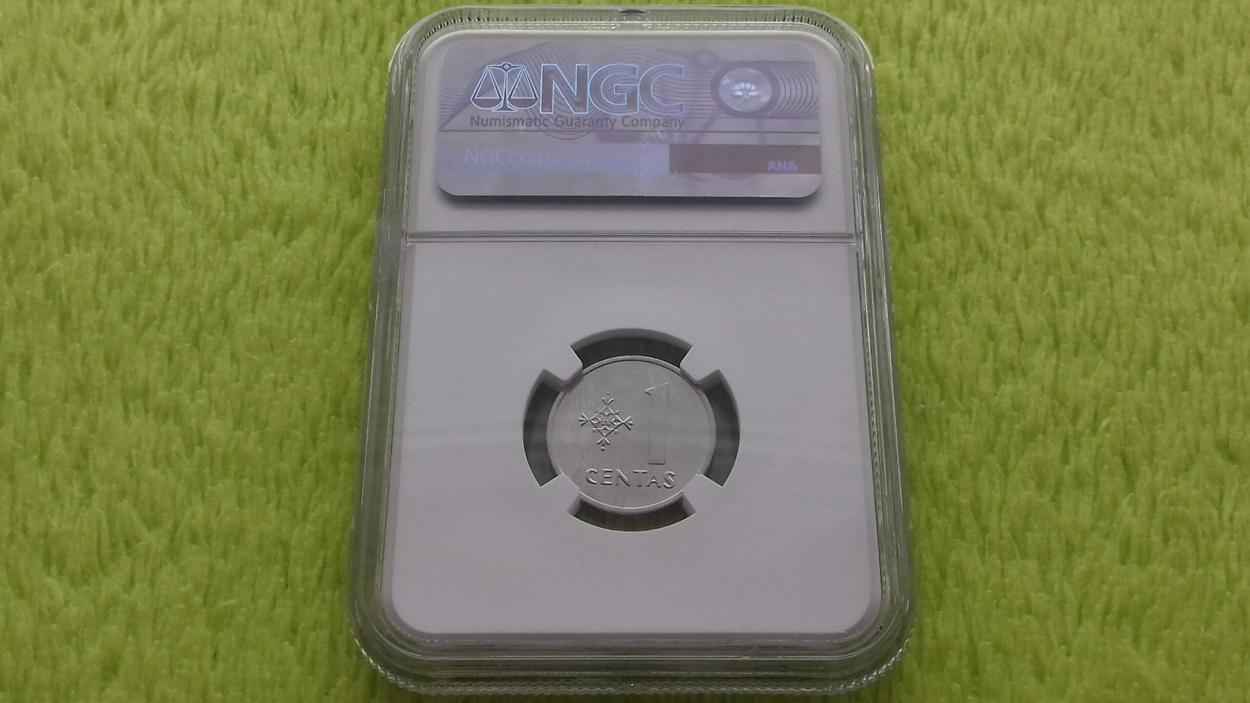 1991 1 centas MS 67 - Image 4