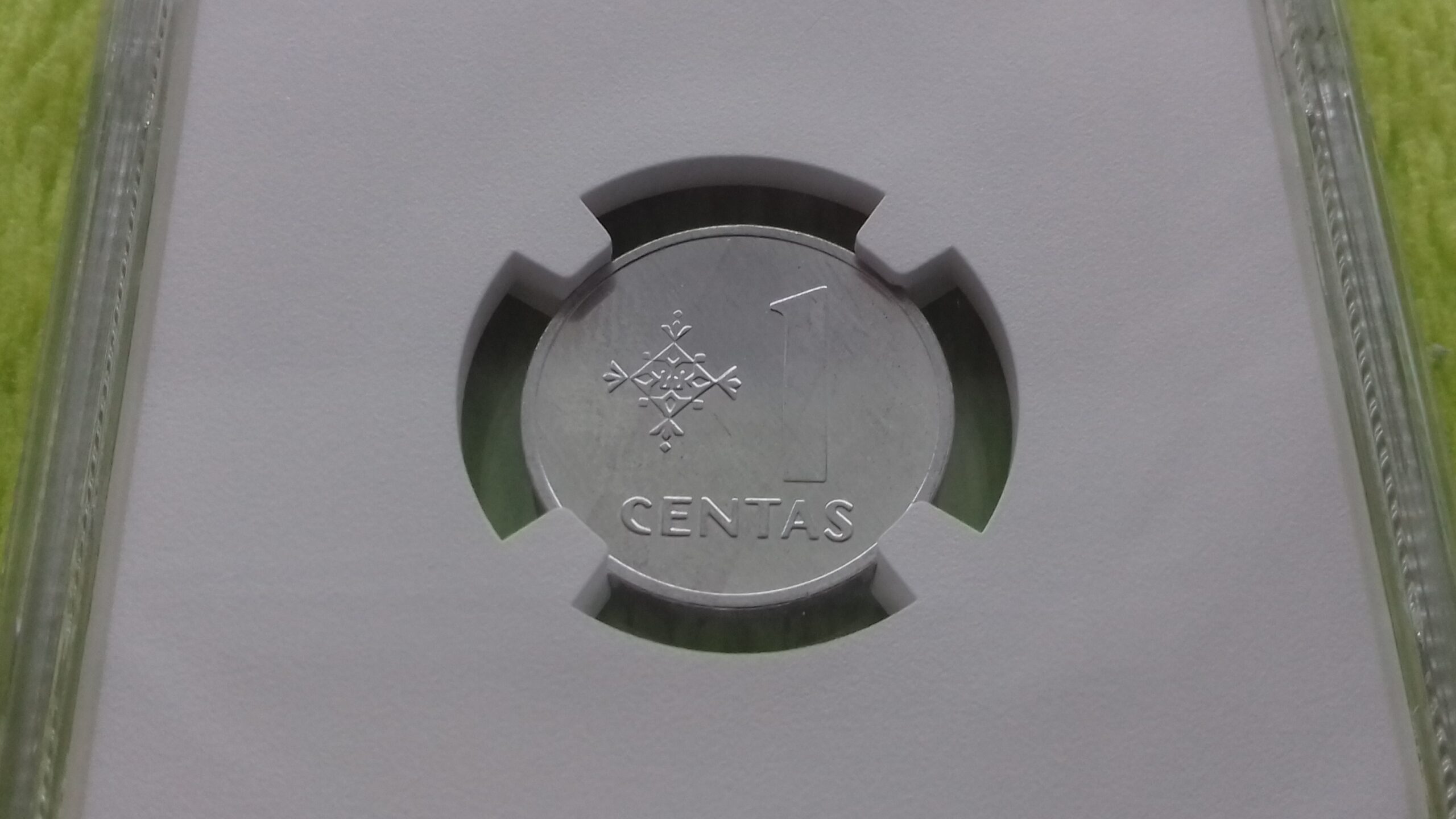1991 1 centas MS 67 - Image 6