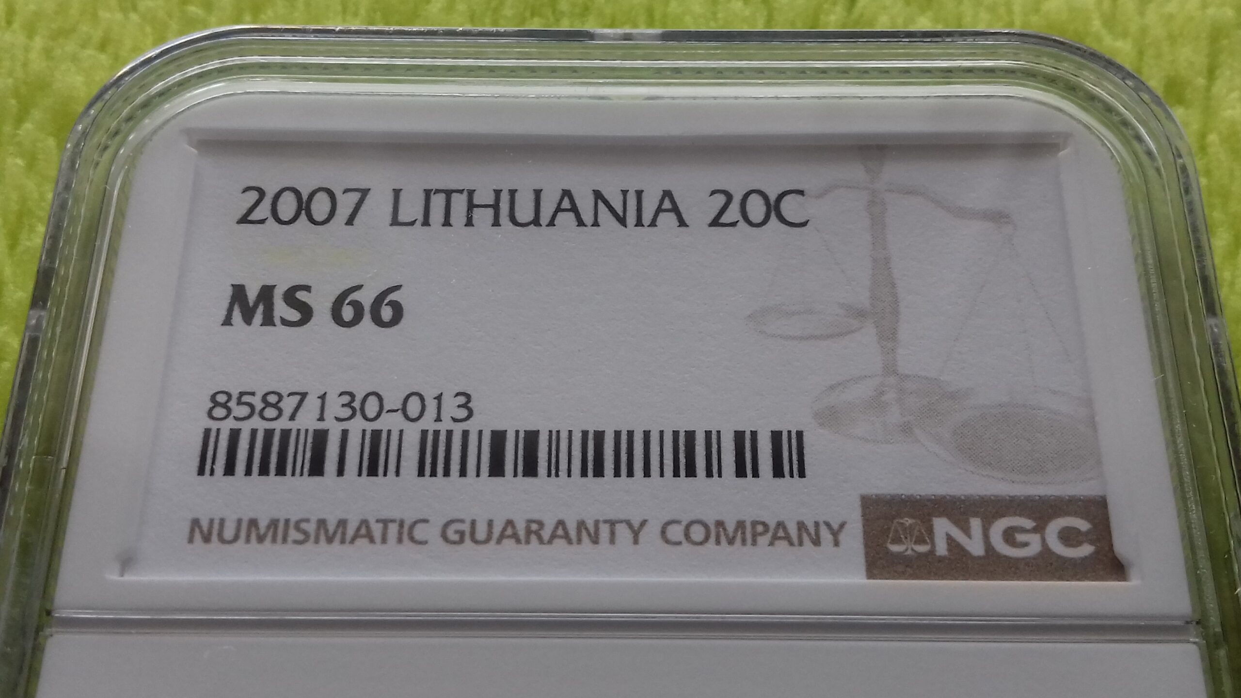 2007 20 centų MS 66 - Image 2