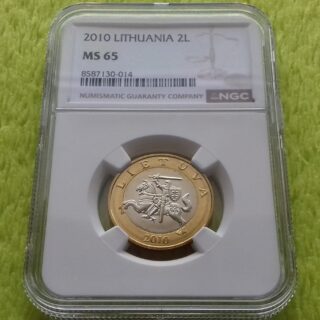 2010 2 litai MS 65