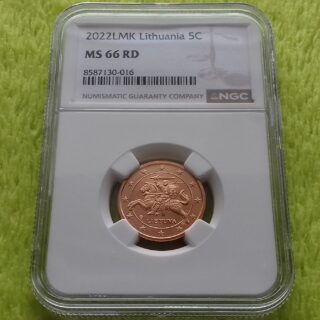 2022 5 centai MS 66 RD