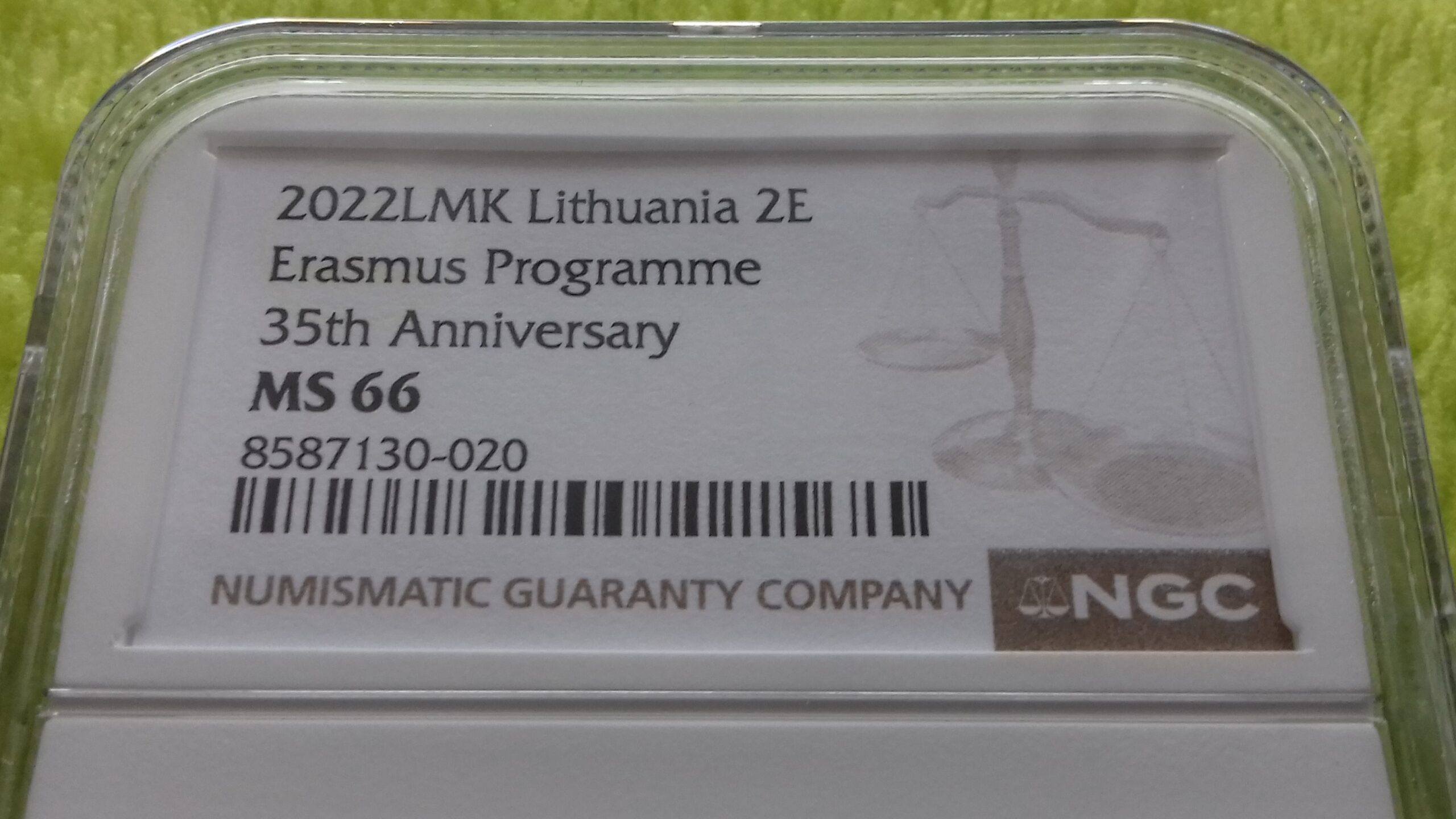 2022 2€ "Erasmus" MS 66 - Image 2