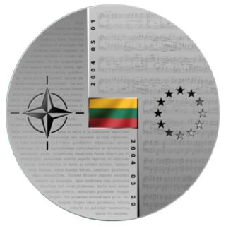 2024 20 € moneta, "20 metų ES ir NATO"