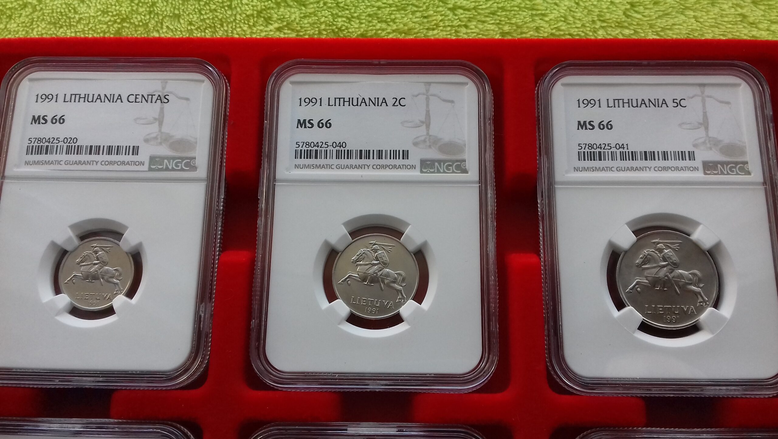 1991 monetų rinkinys MS 66 - Image 2
