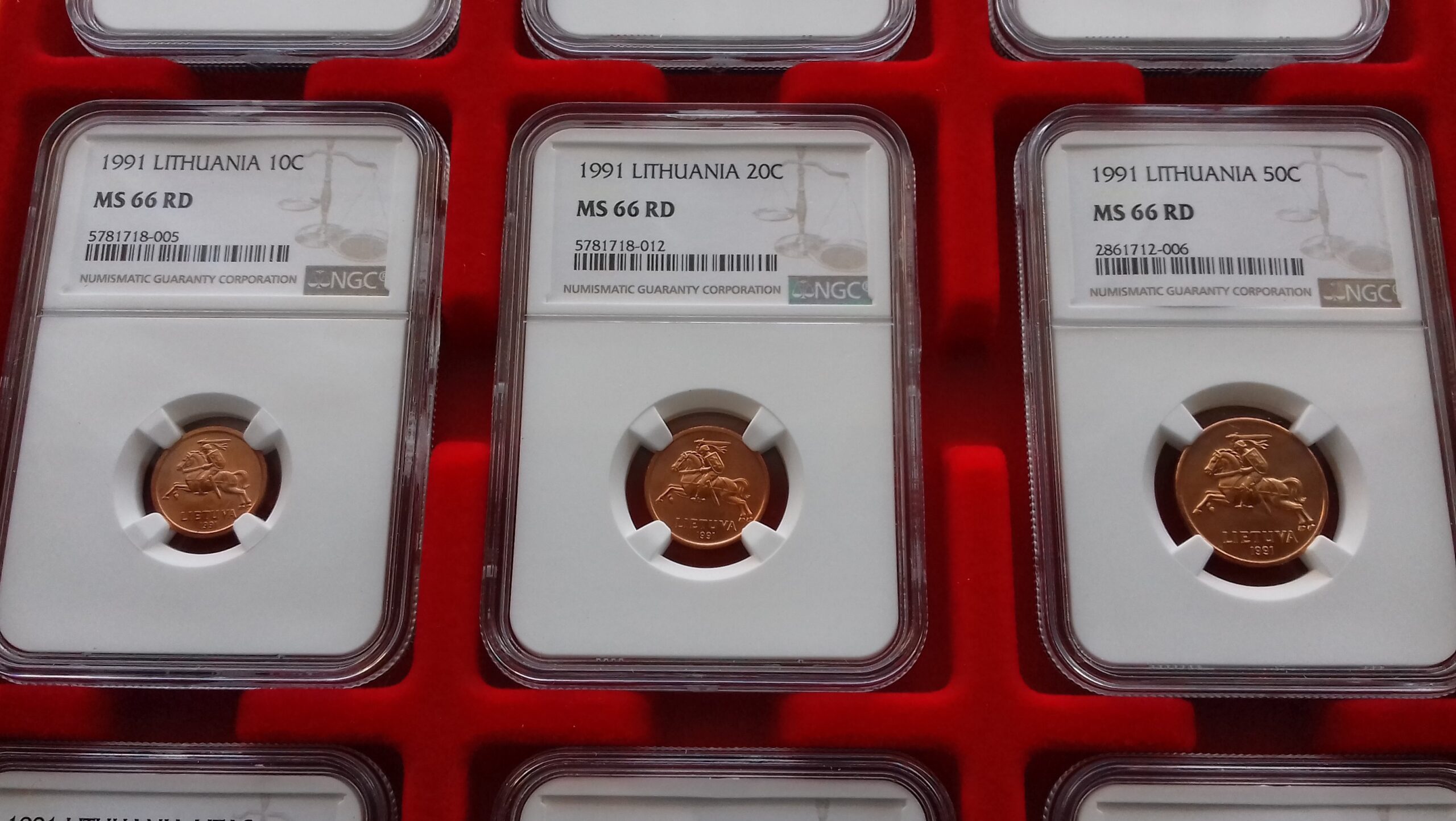1991 monetų rinkinys MS 66 - Image 3