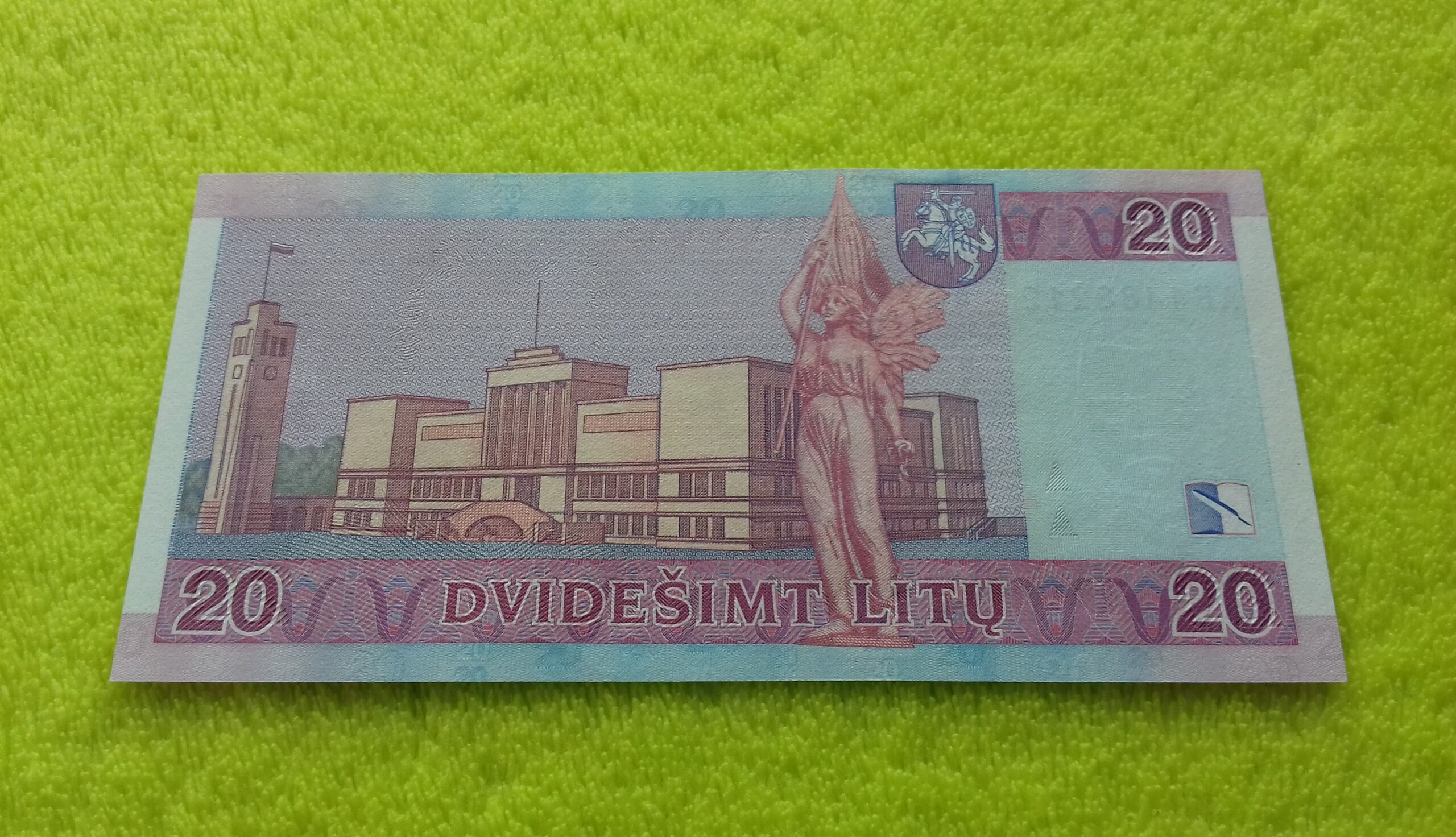 2007 20 litų UNC - Image 3