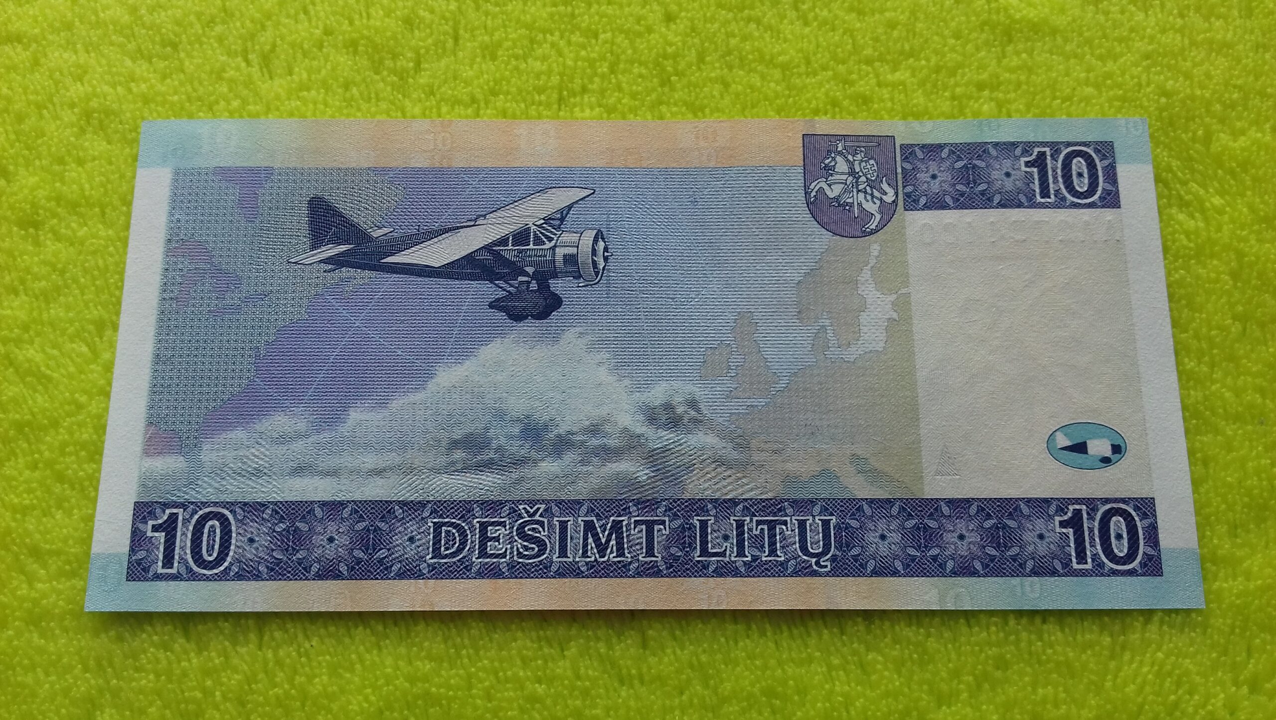 2001 10 litų UNC - Image 4