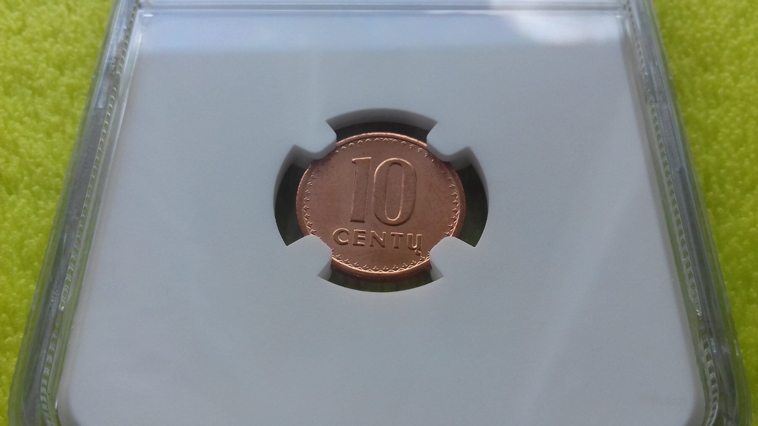 1991 10 centų MS 66 RD - Image 5