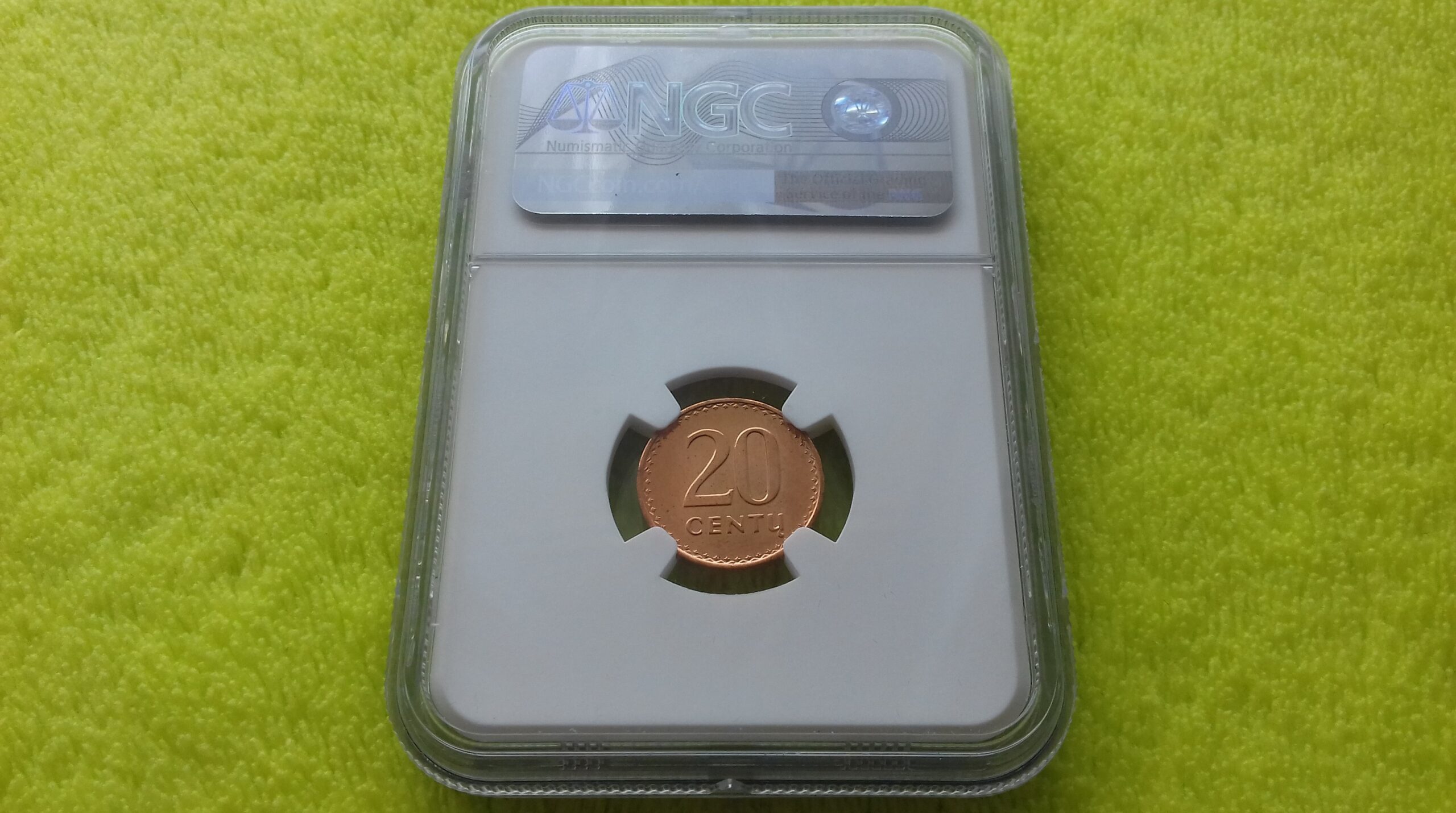 1991 20 centų MS 66 RD - Image 4