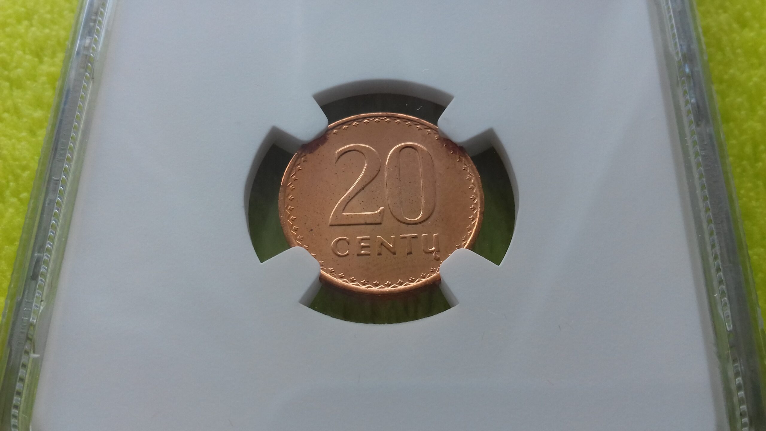 1991 20 centų MS 66 RD - Image 5