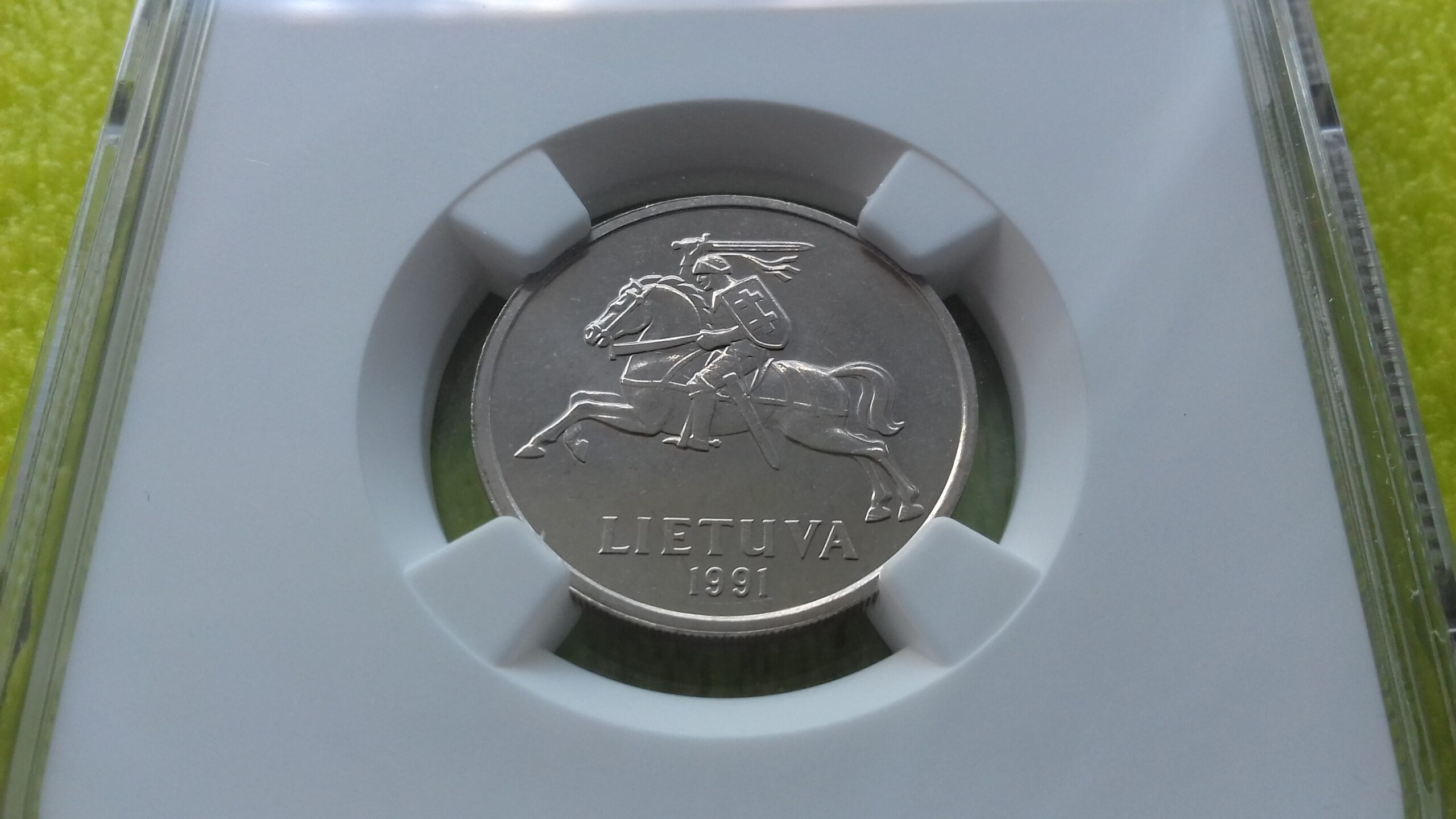 1991 5 litai MS 66 - Image 3