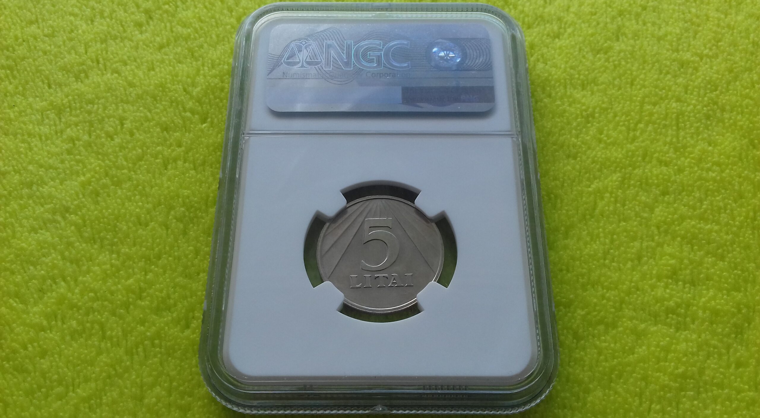 1991 5 litai MS 66 - Image 4