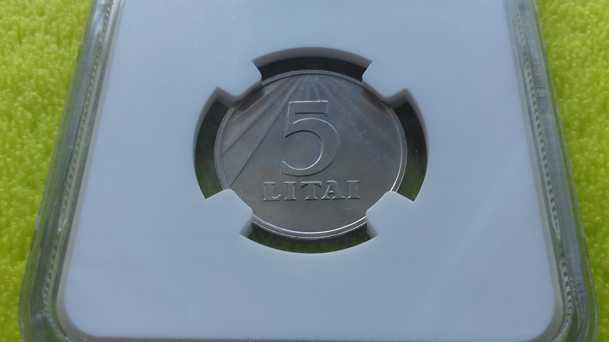 1991 5 litai MS 66 - Image 5