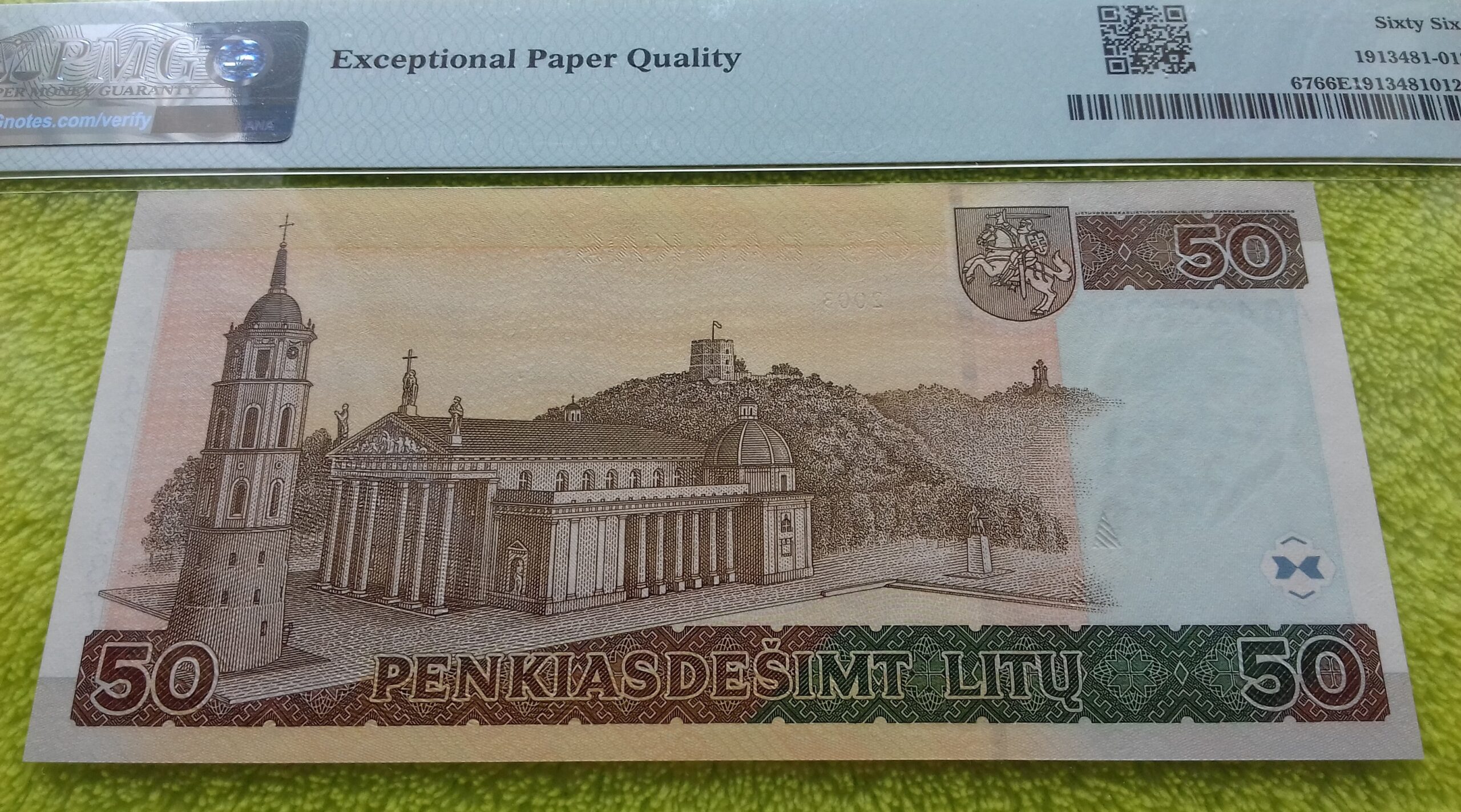 2003 50 litų UNC 66 - Image 3