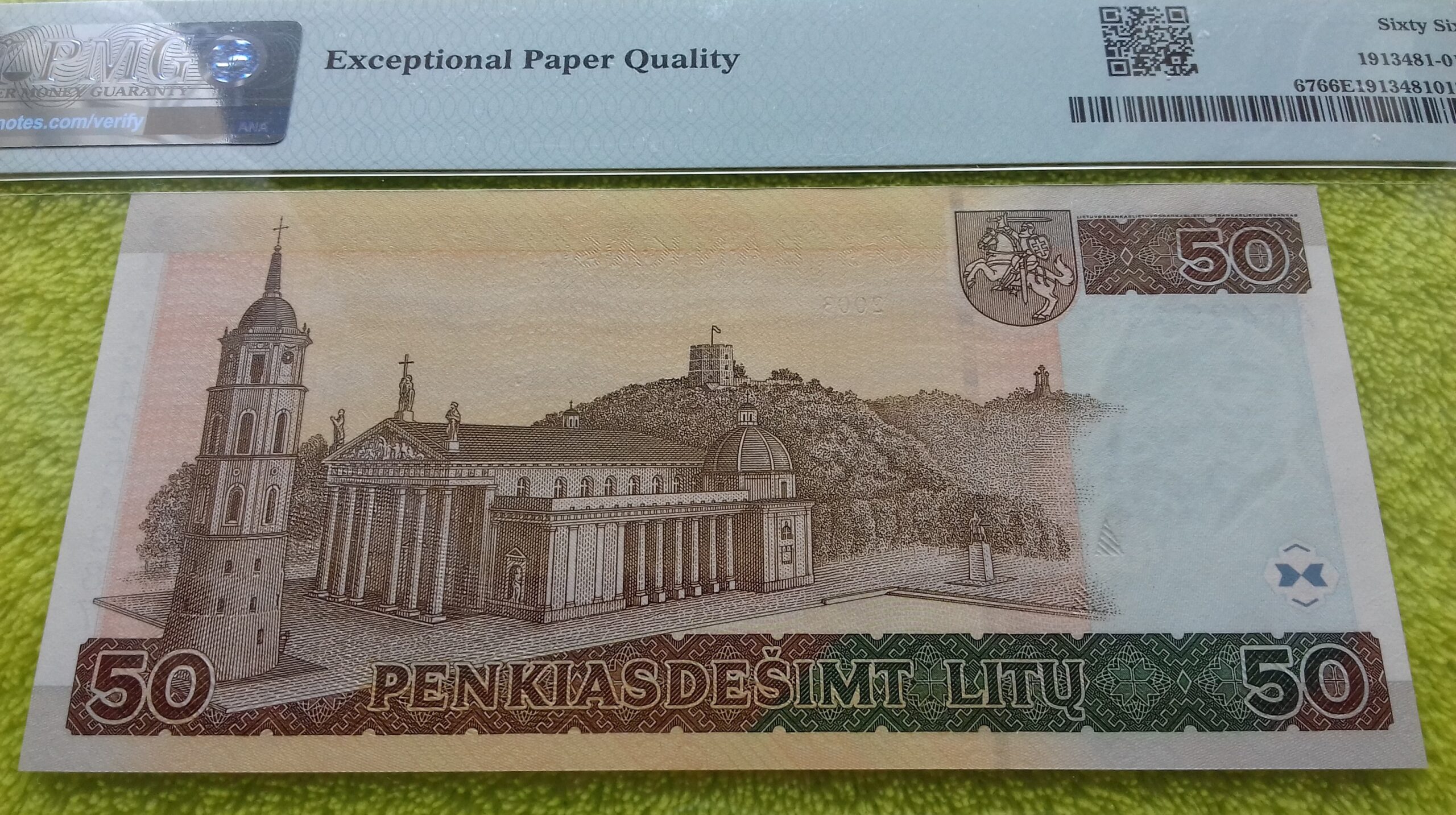 2003 50 litų UNC 66 - Image 4