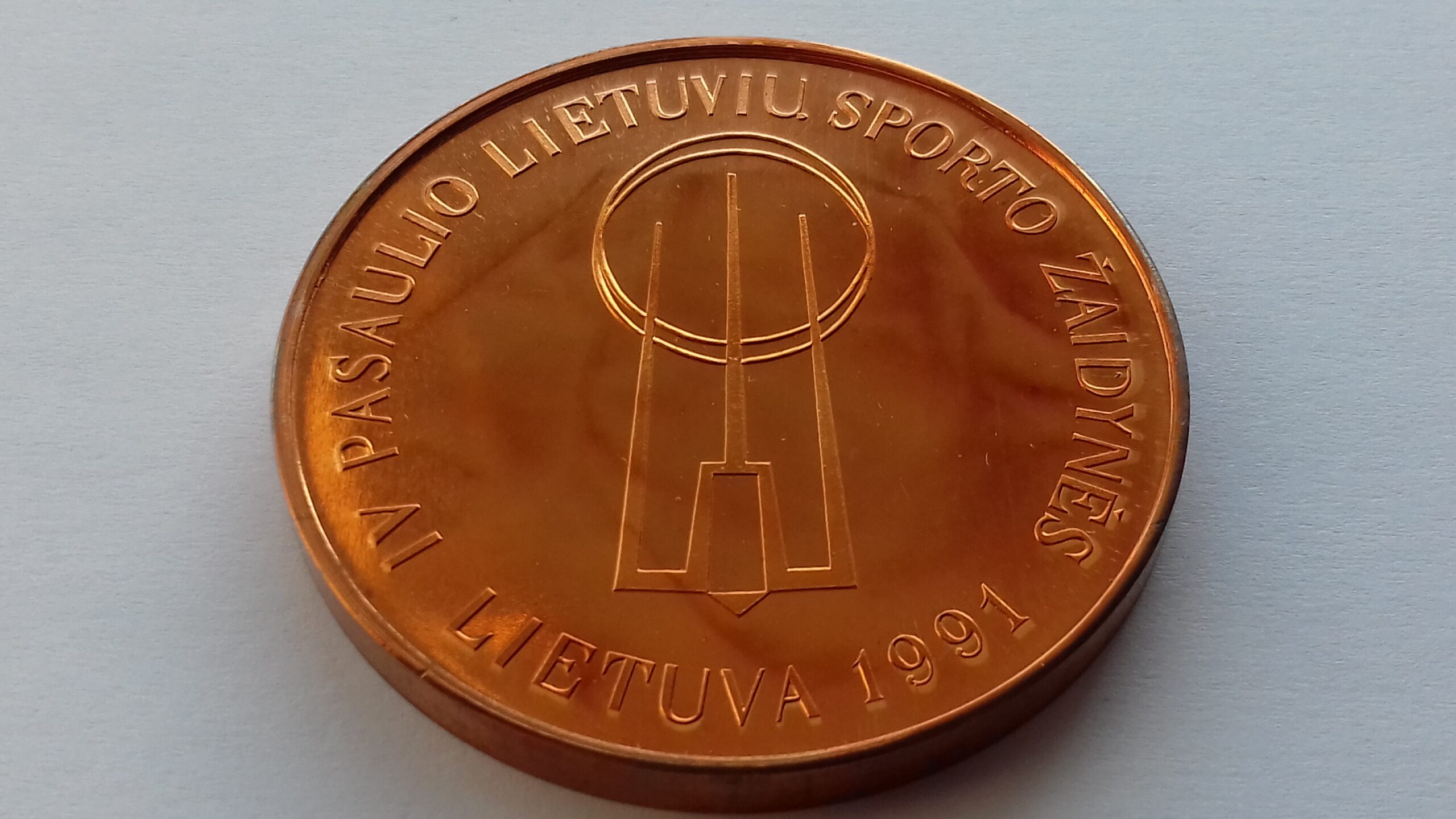 1991 lietuviškas stalo medalis - Image 4